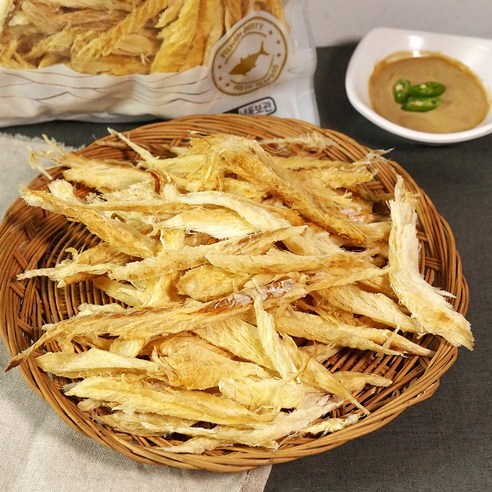 [더주] 정성스럽게 찢은 황금 황태채 500g, 500g, 1개