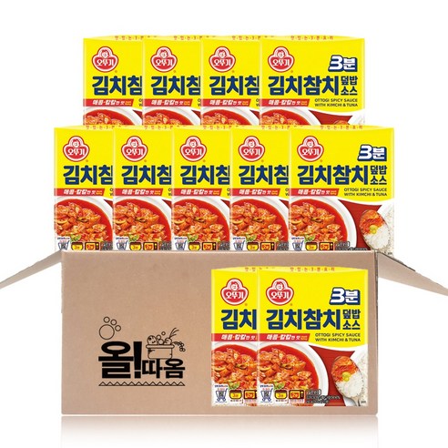 <올따옴> 오뚜기 3분 김치참치덮밥소스 11개, 150g, 1개