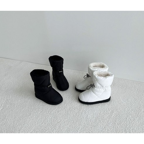 겨울 나무키즈 유아동 키즈 여아 크림 패딩 부츠 (160-220cm)