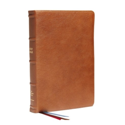 (영문도서) Nkjv End-Of-Verse Reference Bible Personal Size Large Print Premium Goatskin Leather Brow... Leather, Thomas Nelson, English, 9780785258292