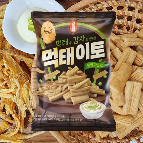 먹태이토 과자, 70g, 2개