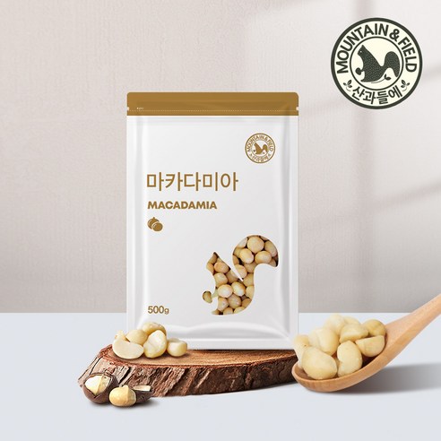 산과들에 23년산 햇 마카다미아500g 프리미엄 견과류, 1개