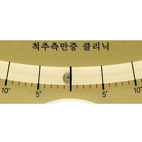 집에서 간편하게 척추 건강을 관리하는 척추측만증 각도기(Scoliometer)