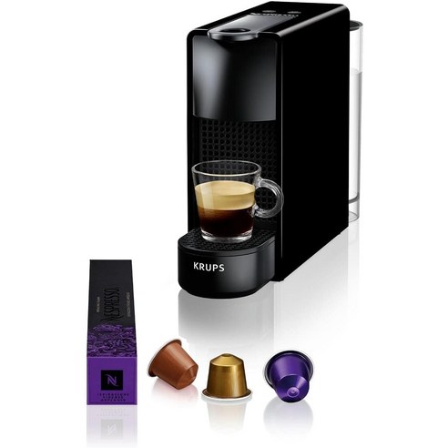 [독일] 네스프레소 크룹스 XN1108 Krups Nespresso XN1108 Essenza Mini coffee capsule machine, 블랙