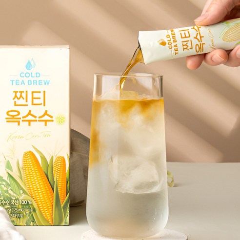 찐티옥수수 유기농 옥수수차 아기옥수수차 원액, 3개, 25ml