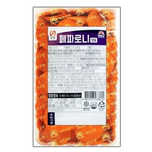 [퀴클리몰] 사조오양 페파로니 1kg, 1kg, 5개