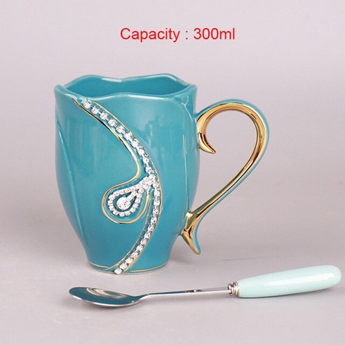 FREELIFE 머그 세트 고급 예쁜 머그잔 ST-188, Mug Blue-459