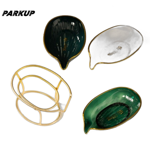PARKUP 고급 인테리어 비누 받침, 1개, 펄 화이트