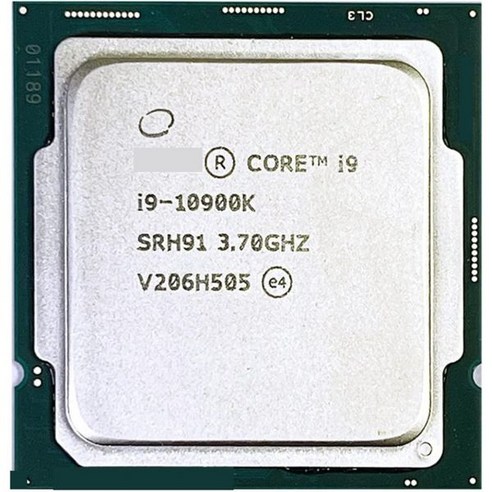 Ordenador processor CPU unidad Central de process c I910900K I9 10900K 3.7GHz 텐코어 20W 프로세서 L320M 1, 1개