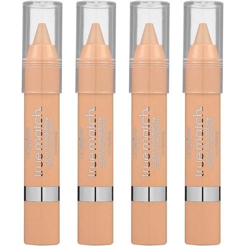 로레알파리 트루 매치 크레용 컨실러, Fair/Light Neutral, 4개