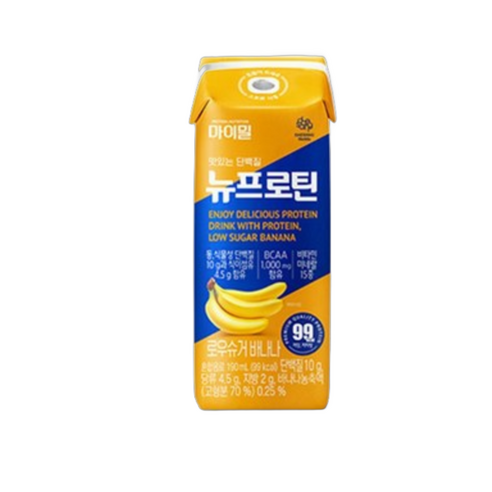 마이밀 마시는 뉴프로틴 로우슈거 바나나맛, 190ml, 6개