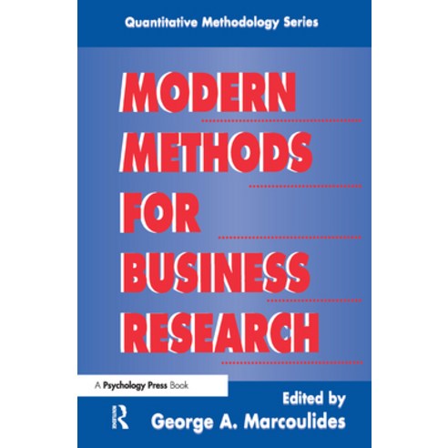 (영문도서) Modern Methods for Business Research Hardcover, Psychology Press, English, 9780805826777