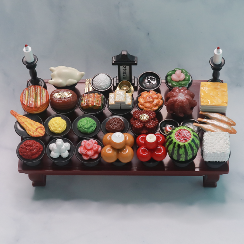 잊혀진 그리움을 되살리는 봉안당 장식 세트