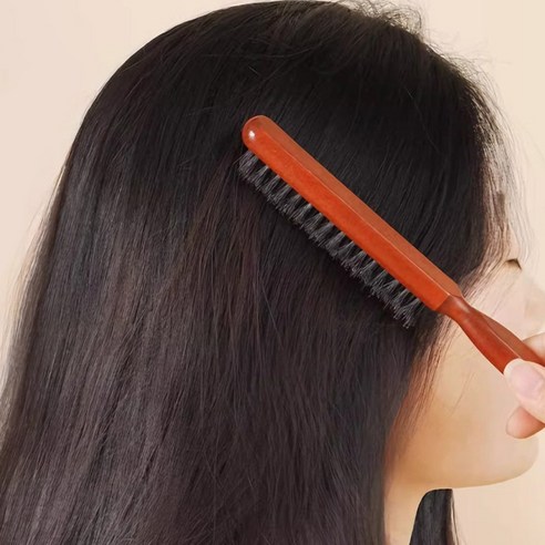 셀담 볼륨업 윤기나는 머리 돈모 헤어 브러쉬, 1개, 우드