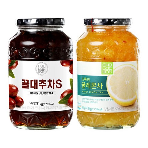 담터 꿀대추차 1kg + 꿀레몬차 1kg