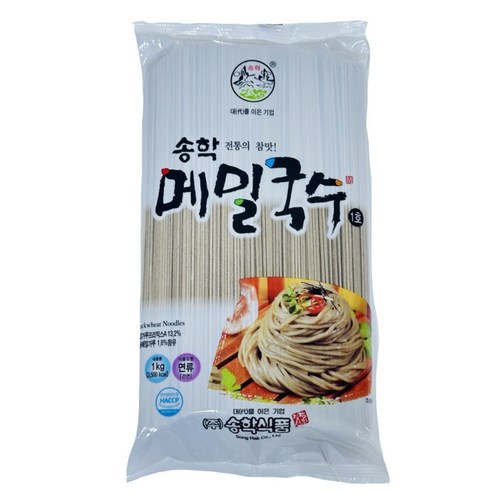 송학식품 메밀국수 1kg 7개