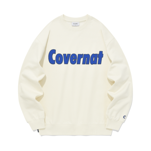 커버낫 컴포트 로고 맨투맨 – 에크루 커버낫셔츠