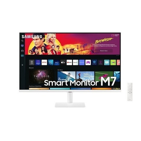 삼성스마트모니터m7 삼성전자 스마트모니터 M7 S32AM701 화이트 UHD 4K 32인치 C-Type 덱스 미러링 넷플릭스 유튜브, LS32AM701UKXKR