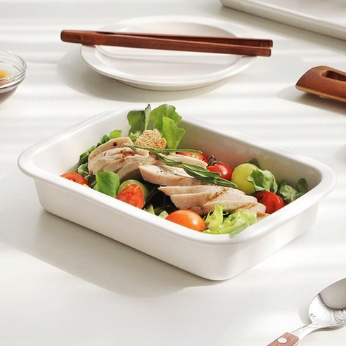 주방의 품격을 높이는 세라믹 밧드 트레이 + 철망 세트