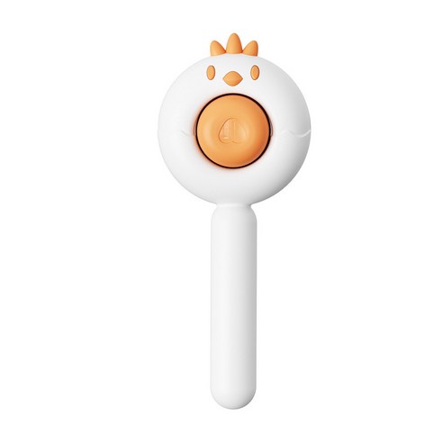 행복한 댕냥이 반려동물 원터치 브러쉬, 화이트 DRE3568124, 치킨, 1개