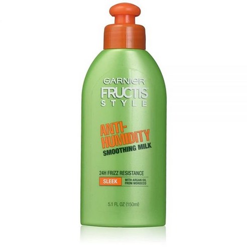 [해외] Garnier Fructis Style 습도 방지 스무딩 밀크 144.6g(5.2온스) (3팩) (189016)