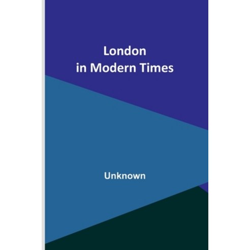 (영문도서) London in Modern Times Paperback, Alpha Edition, English, 9789357090490