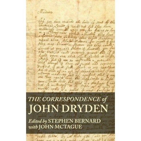 (영문도서) The Correspondence of John Dryden Hardcover, Manchester University Press, English, 9781526136367