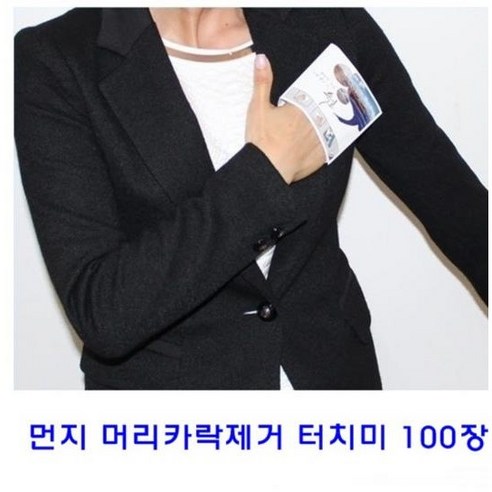 먼지머리카락제거 터치미100장, 2개