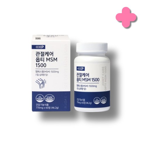 (이약사 건강몰)(약사설계) 호관원 효능 관절 연골건강 미국 옵티MSM 약 1개월분, 1개, 60정