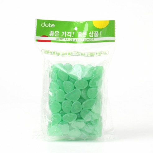 샤이닝 야광자갈 200p 세트, 그린, 1세트