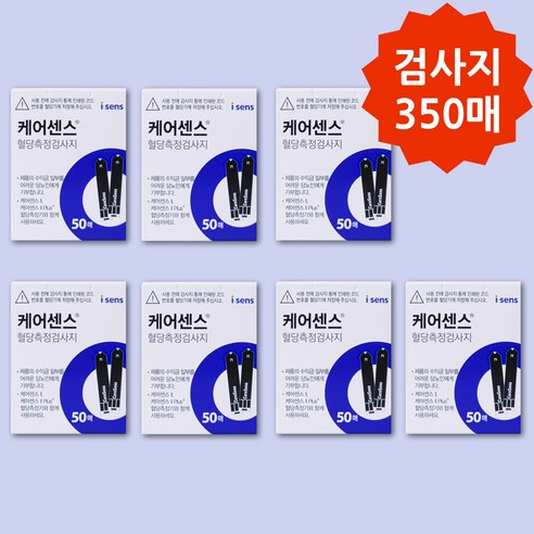케어센스 혈당측정지, 7개, 50개입