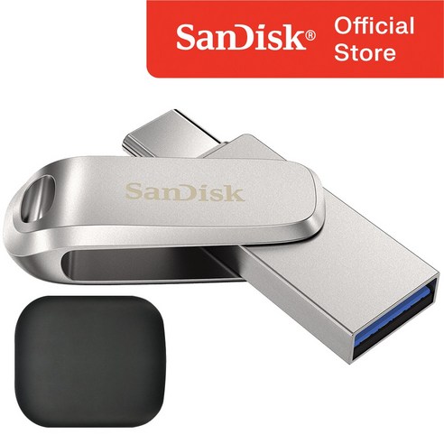 샌디스크 울트라 듀얼 럭스 C타입 USB 3.1 SDDDC4 / USB 보관 케이스, 64GB