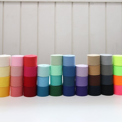 600원의 행복! 딥블루 웨이빙 가방끈으로 나만의 가방 완성