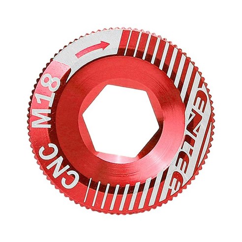 자전거 M18 크랭크 암 커버 모자 BMX 자전거 체인 휠 크랭크 셋 볼트, 빨간색, 28mm, 알루미늄 합금