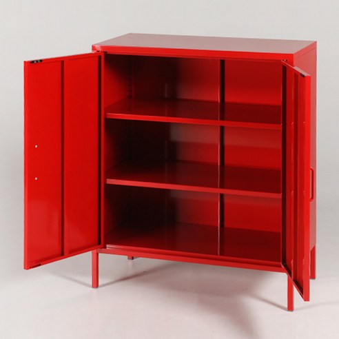 모던한 디자인의 철제수납장