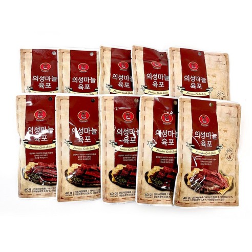 코주부 의성마늘 육포 40g x 5p, 200g, 2세트