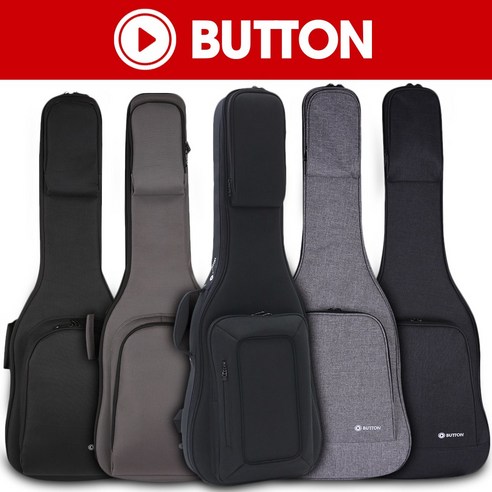 일렉기타가방 일렉기타케이스 긱백 버튼 Button Electric Guitar Case, EB-4100, EB4100 CG (차콜그레이), 1개