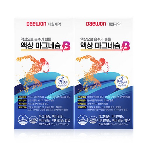 대원제약 글루콘산 액상마그네슘B, 2개, 15회분