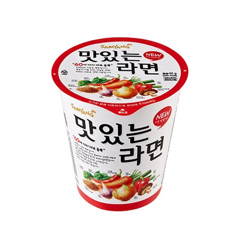 삼양 맛있는라면 컵라면 소컵 65g, 6개