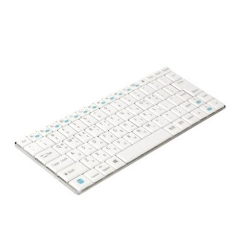 컴스 블루투스 키보드 미니 V3.0, SS488, 화이트