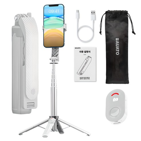 작지만 강하다! 바우아토 미니 초경량 셀카봉 삼각대, 일상을 예술로 담아내다 휴대용삼각대