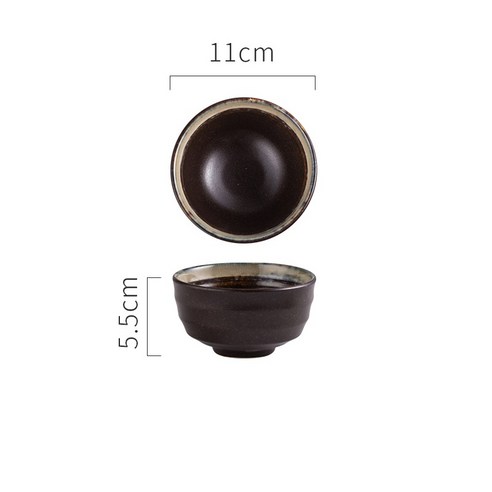CHANSHOVA 250ml 중국 복고풍 스타일 성격 세라믹 그릇 세라믹 혼합 그릇 중국 도자기 샐러드 그릇 주방 식기, G