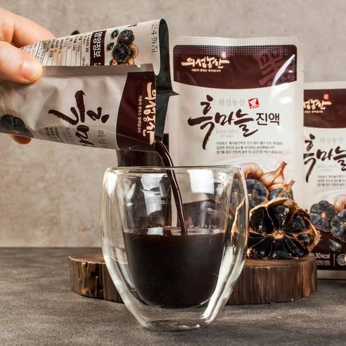 의성농산 흑마늘진액 1박스(80ml 30팩-1개월분), 2400ml, 1개