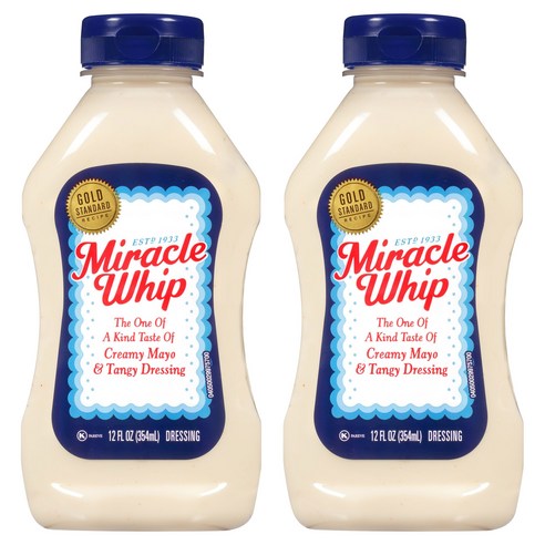 크래프트 미라클 휩 드레싱 오리지널, 354ml, 2개