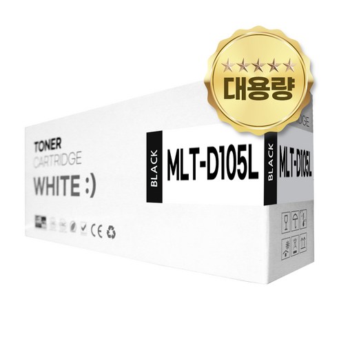 삼성 MLT-D105L 재생토너 대용량 ML-1910K ML-2540 SCX-4600K, 2500매, MLT-D105L 대용량