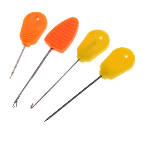4PC 세트 잉어 낚시 미끼 만들기, 노란색, 오렌지, 설명, 스테인레스 스틸