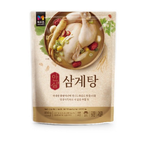 목우촌 안심삼계탕 850g, 3개