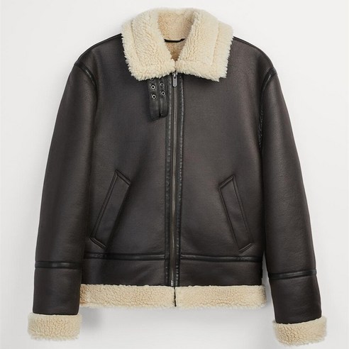 자라패딩 추천상품 ZARA 자라 PU 에코 레더 더블 페이스드 무스탕 자켓 Z1108 소개