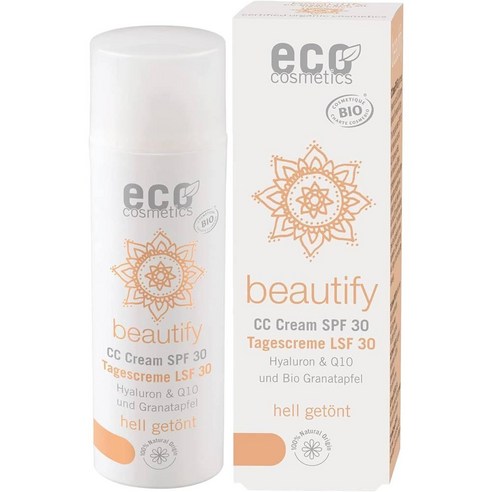 씨씨바이오 Eco Cosmetics 에코 화장품 바이오 CC 크림 OPC Q10 및 히알루 론산이있는 데이 크림 색조 비건 채식 방지 크림 SPF 30 1 x 50 ml, 5개 Best Top5 씨씨바이오 Eco Cosmetics 에코 화장품 바이오 CC 크림 OPC Q10 및 히알루 론산이있는 데이 크림 색조 비건 채식 방지 크림 SPF 30 1 x 50 ml, 5개 Best Top5
