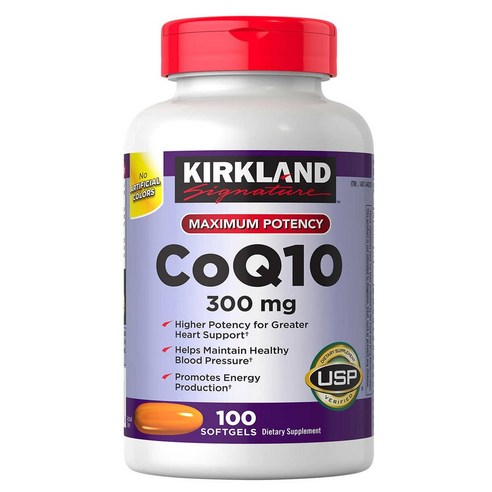 Kirkland CoQ10 커클랜드 코큐텐 300mg 100정, 1개